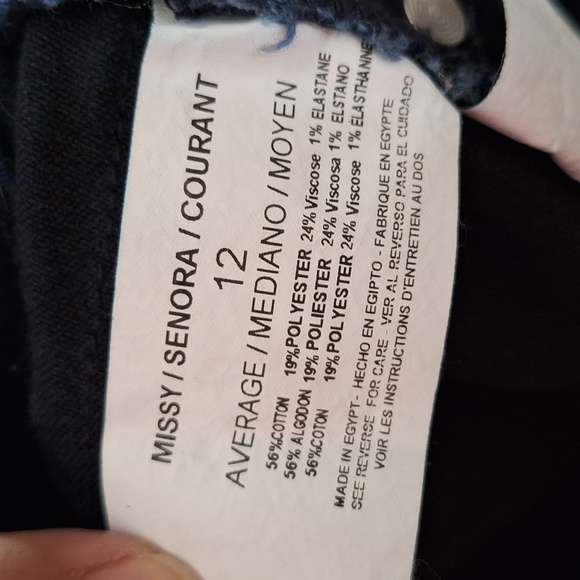 🍁Gloria Vanderbilt  jegging Women's Denim Jeans Size 12 - Picture 9 of 9